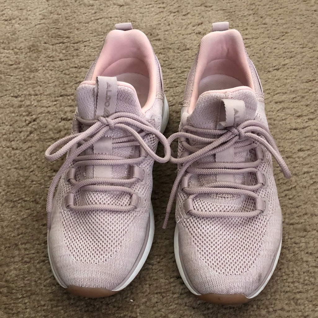Light Purple Exterior And Pink Interior Sneakers
